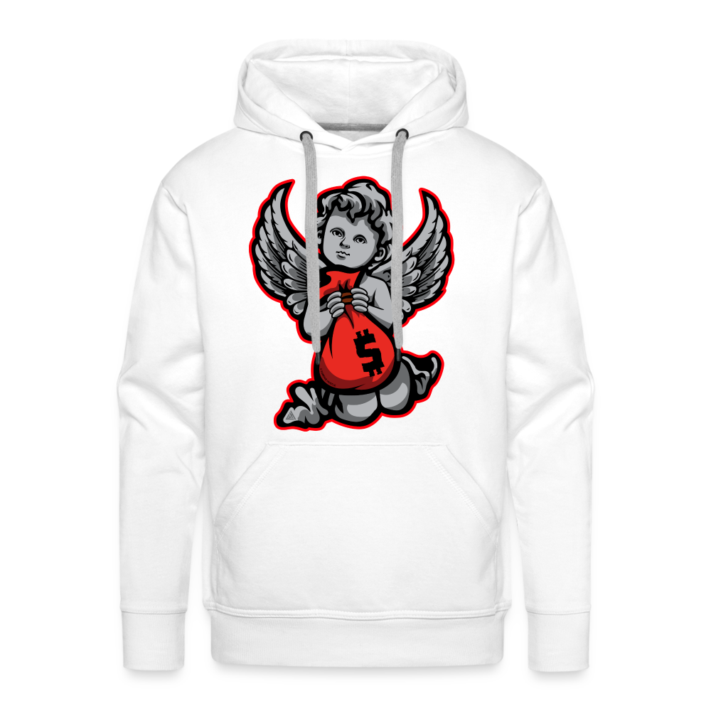 Angel Men’s Premium Hoodie - white