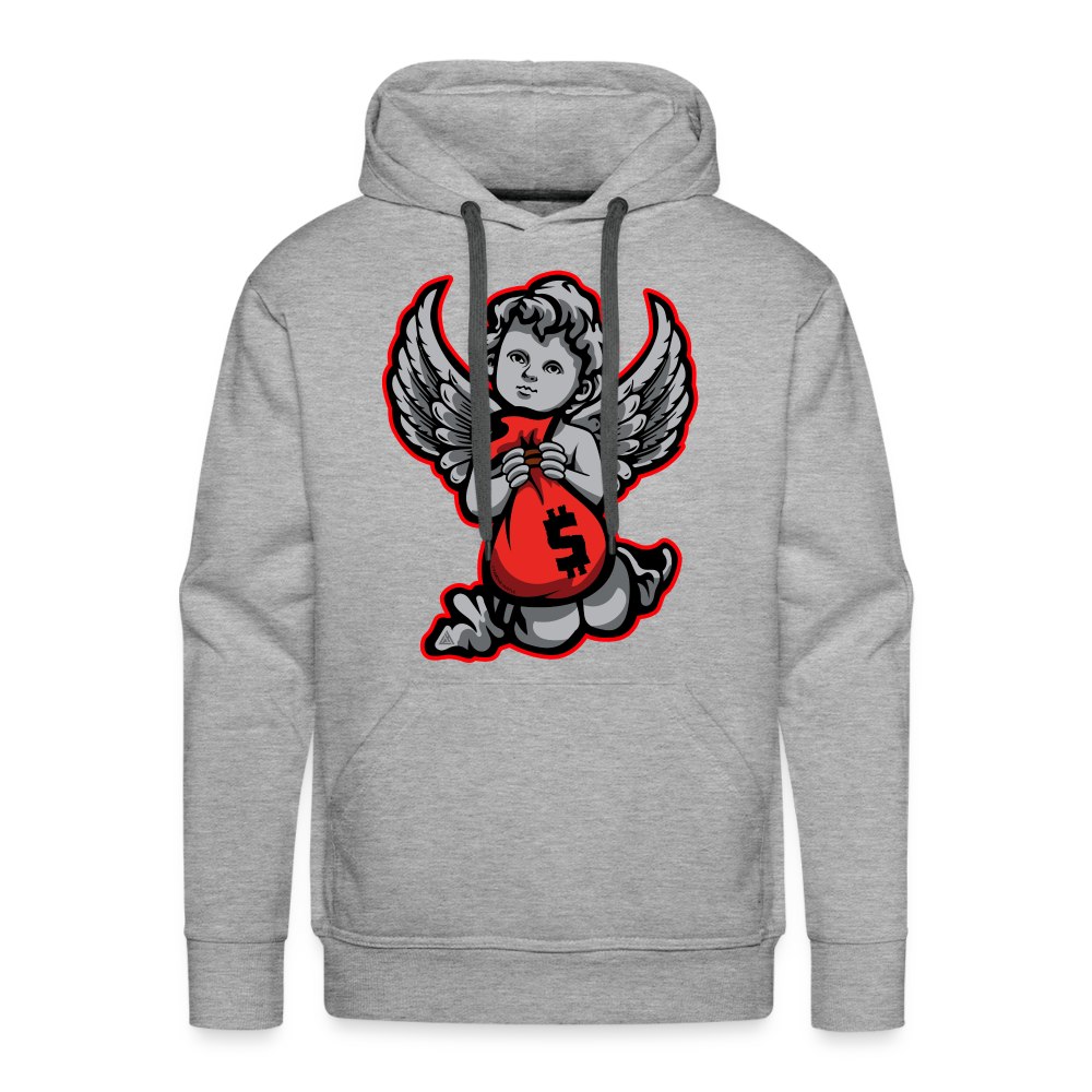 Angel Men’s Premium Hoodie - heather grey