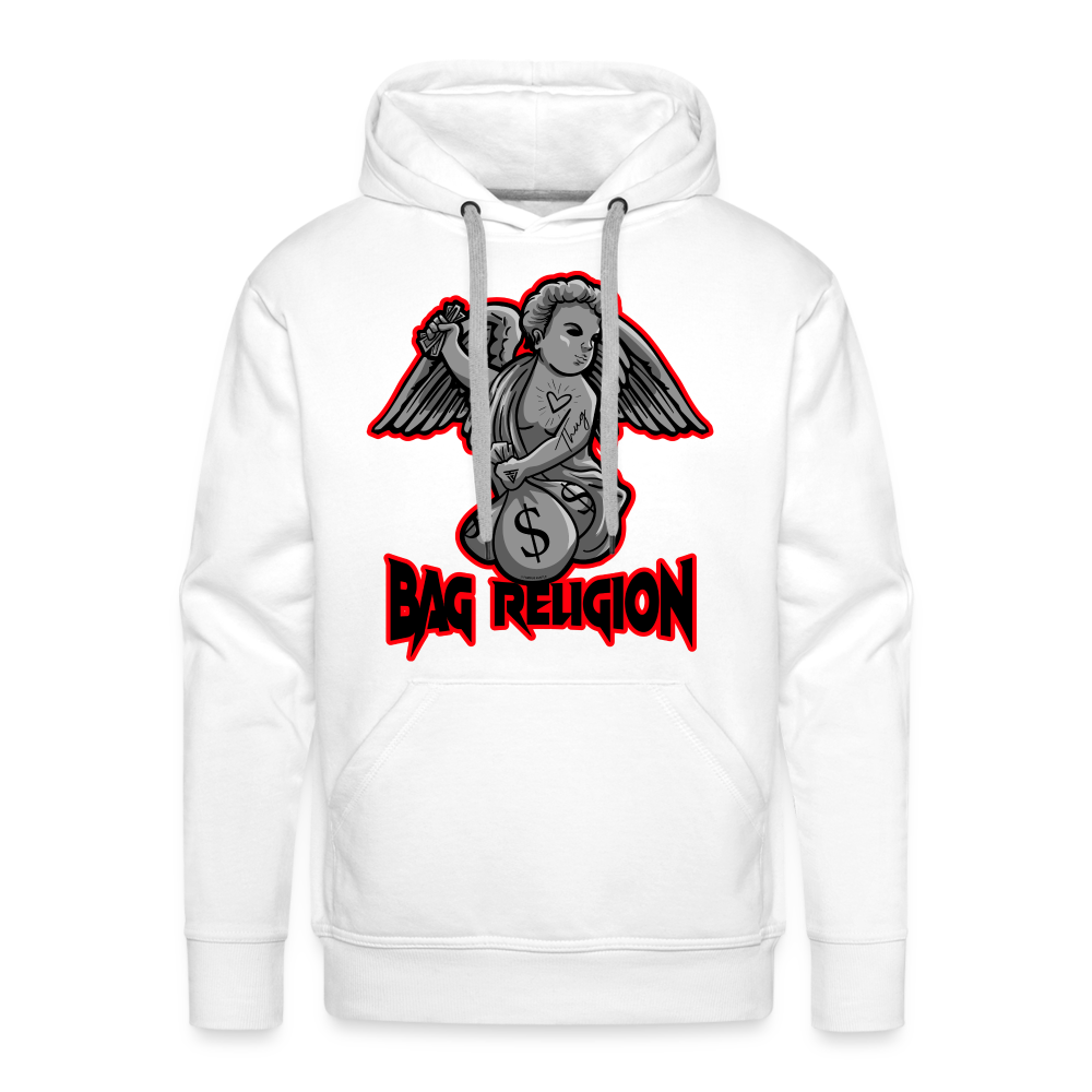 Bag Religion Men’s Premium Hoodie - white