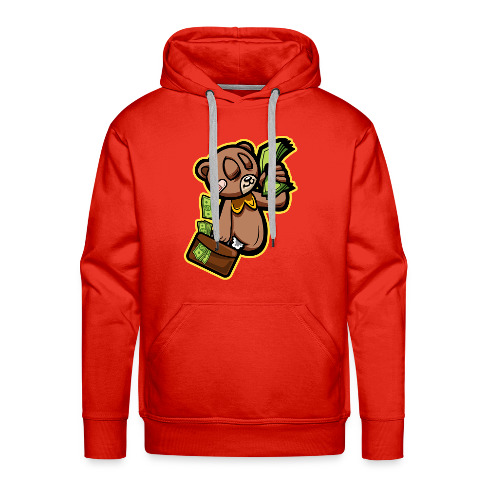 Bear Men’s Premium Hoodie - red