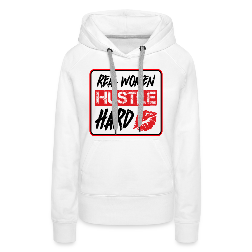 Real Women’s Premium Hoodie - white