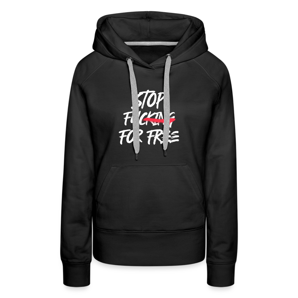 Not Free Women’s Premium Hoodie - black