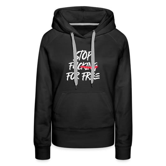 Not Free Women’s Premium Hoodie - black