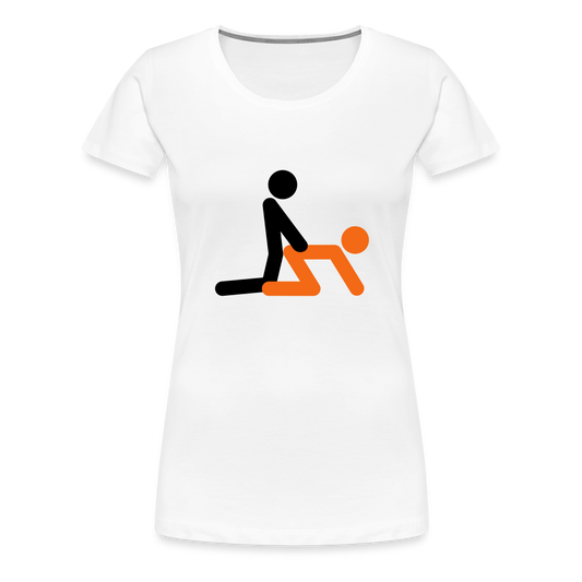 Doggystyle Women’s Premium T-Shirt - white