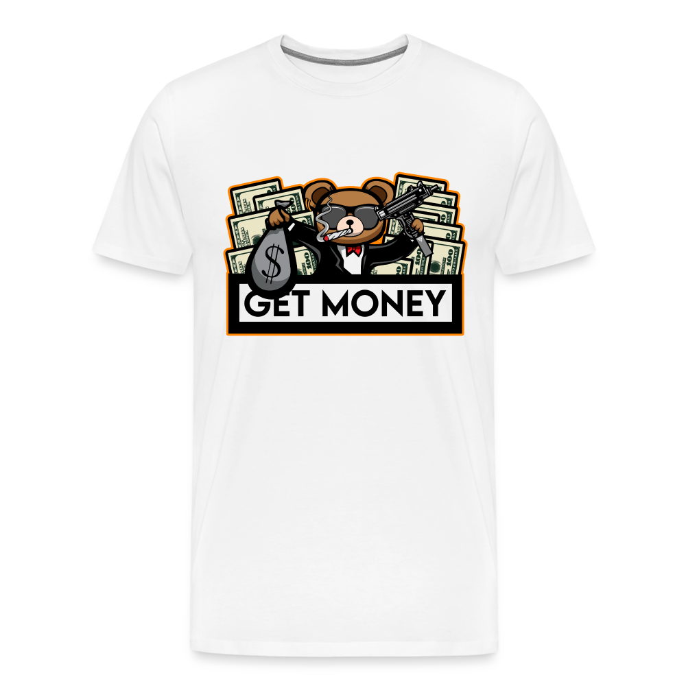 Get Money Men's Premium T-Shirt - white