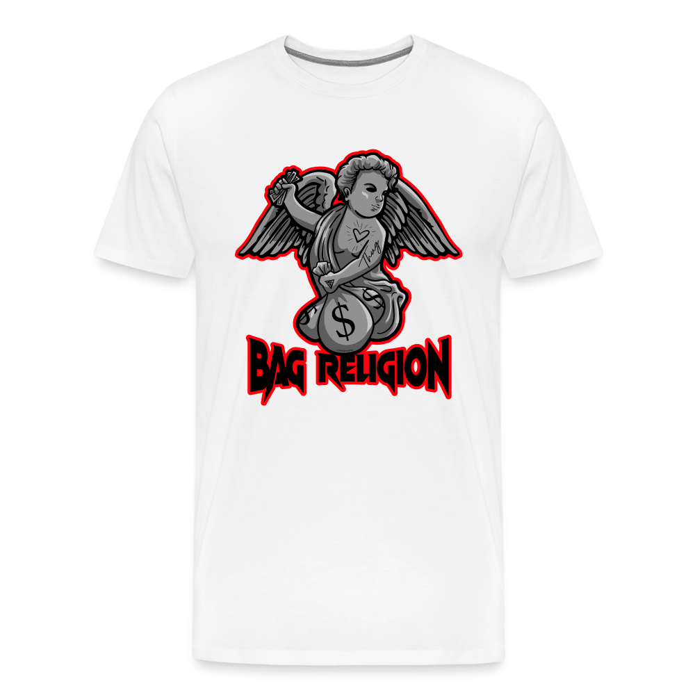 Bag Religion Men's Premium T-Shirt - white