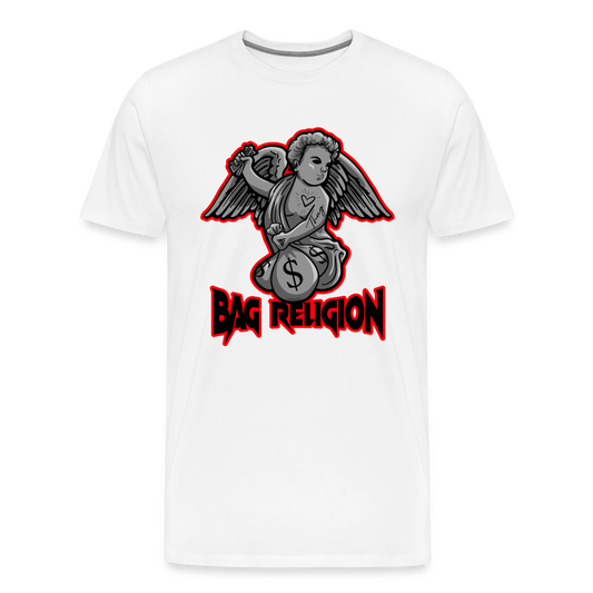 Bag Religion Men's Premium T-Shirt - white