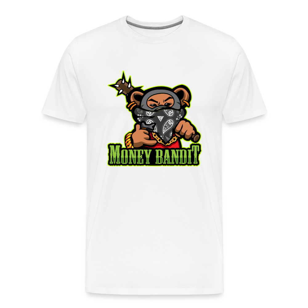 Men's Premium T-Shirt Money Bandit - white