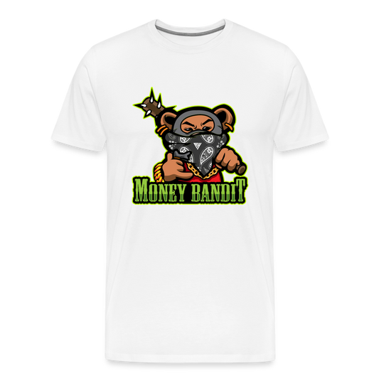 Men's Premium T-Shirt Money Bandit - white