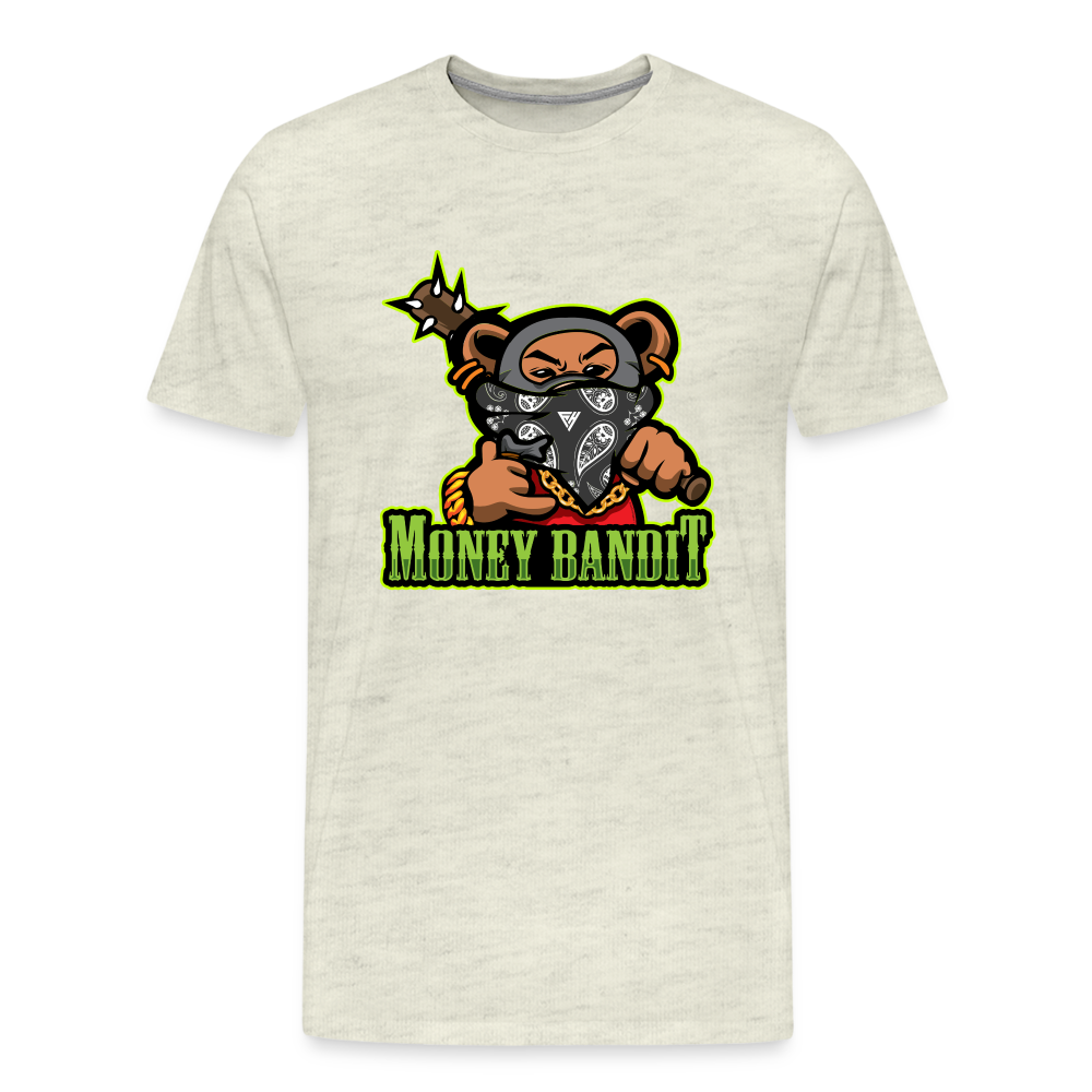 Men's Premium T-Shirt Money Bandit - heather oatmeal