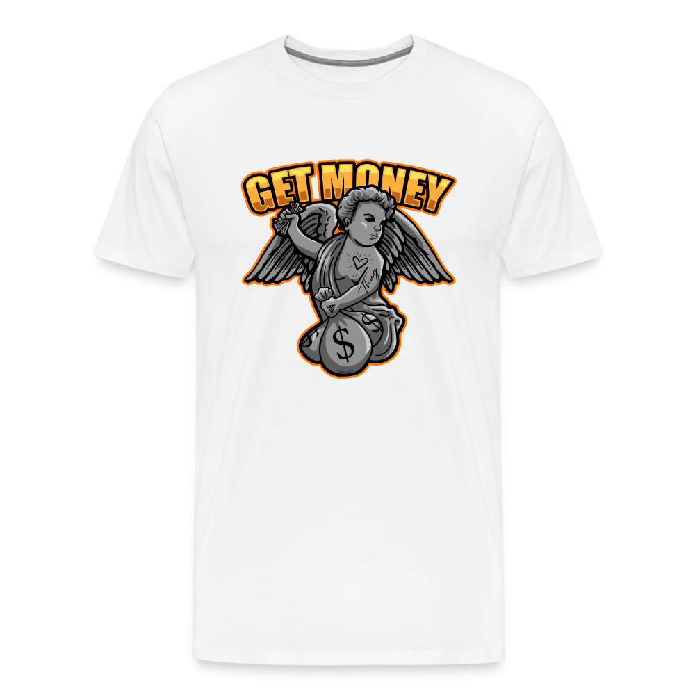 Men's Premium T-Shirt Get Money - white