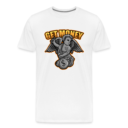 Men's Premium T-Shirt Get Money - white