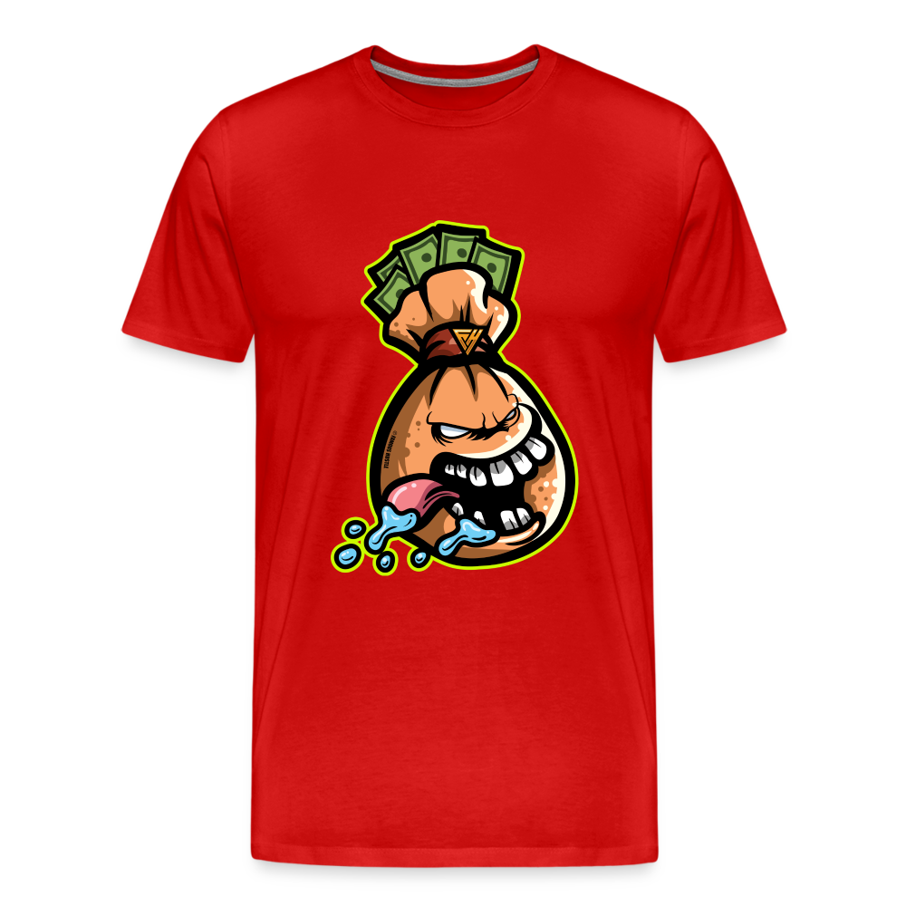 Men's Premium T-Shirt Greedy - red