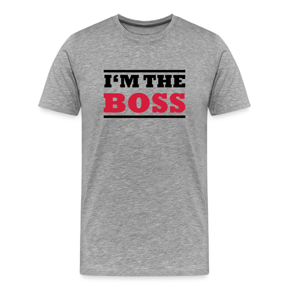 The Boss Men's Premium T-Shirt - heather gray