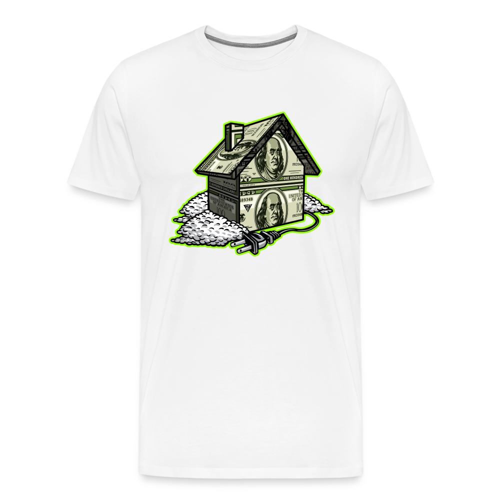 Trap House Men's Premium T-Shirt - white