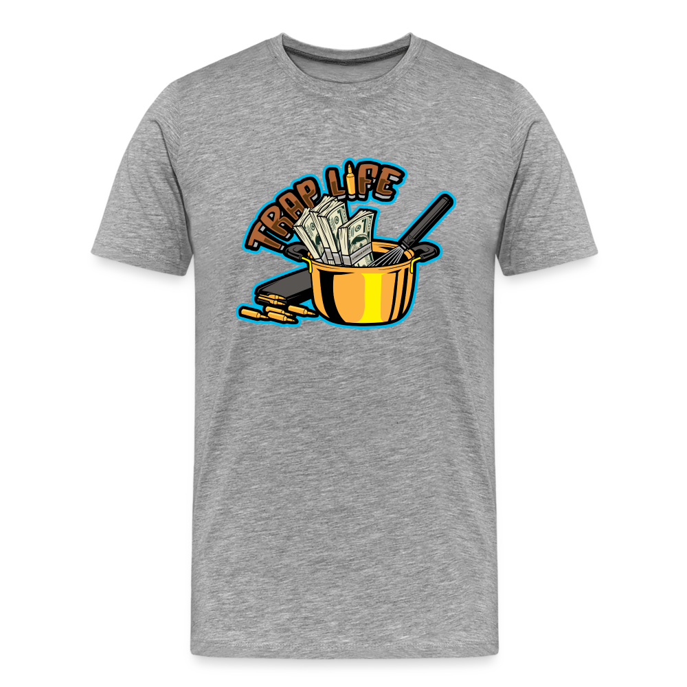 Trap Life Men's Premium T-Shirt - heather gray