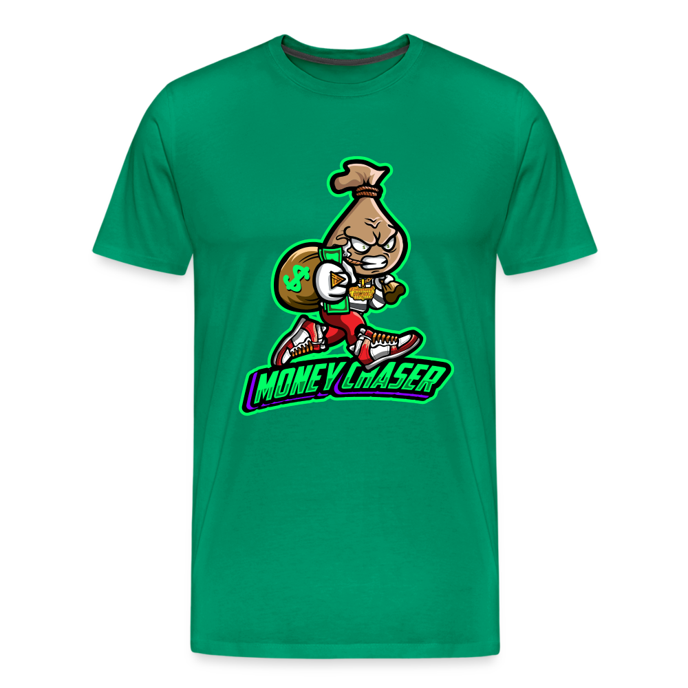 Money Chaser Men's Premium T-Shirt - kelly green