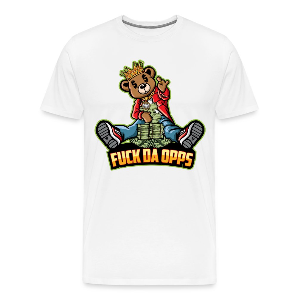 F Da Opps Men's Premium T-Shirt - white