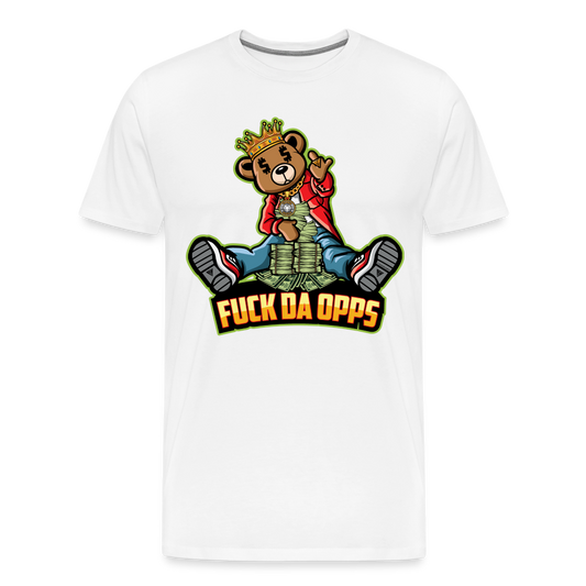 F Da Opps Men's Premium T-Shirt - white