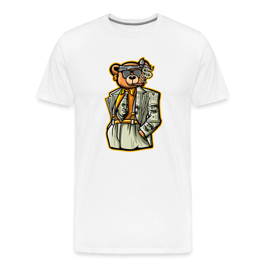 Gangster Men's Premium T-Shirt - white