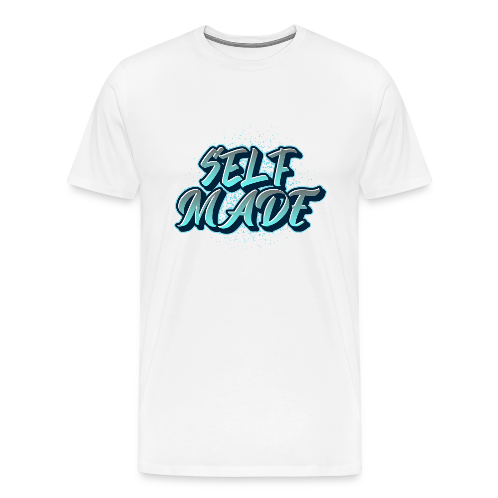 Self Made Men's Premium T-Shirt - white