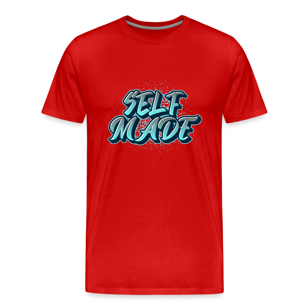 Self Made Men's Premium T-Shirt - red