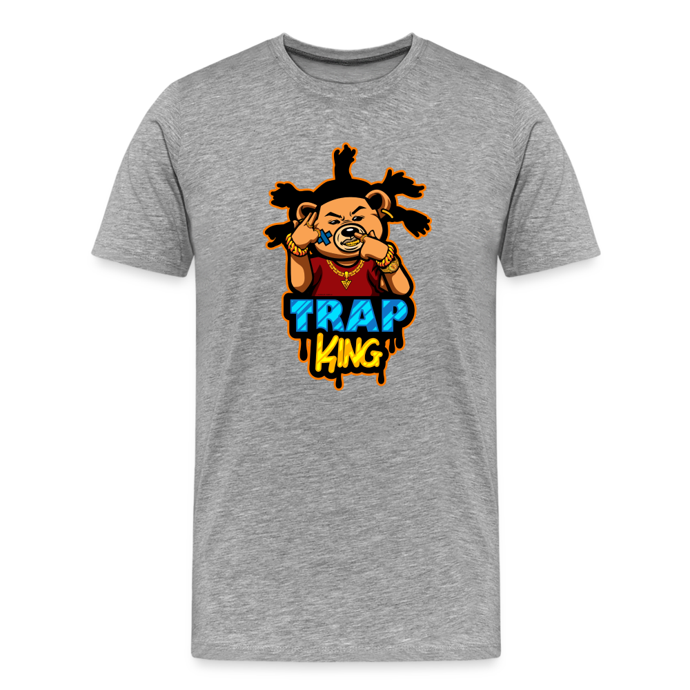 Trap King Men's Premium T-Shirt - heather gray