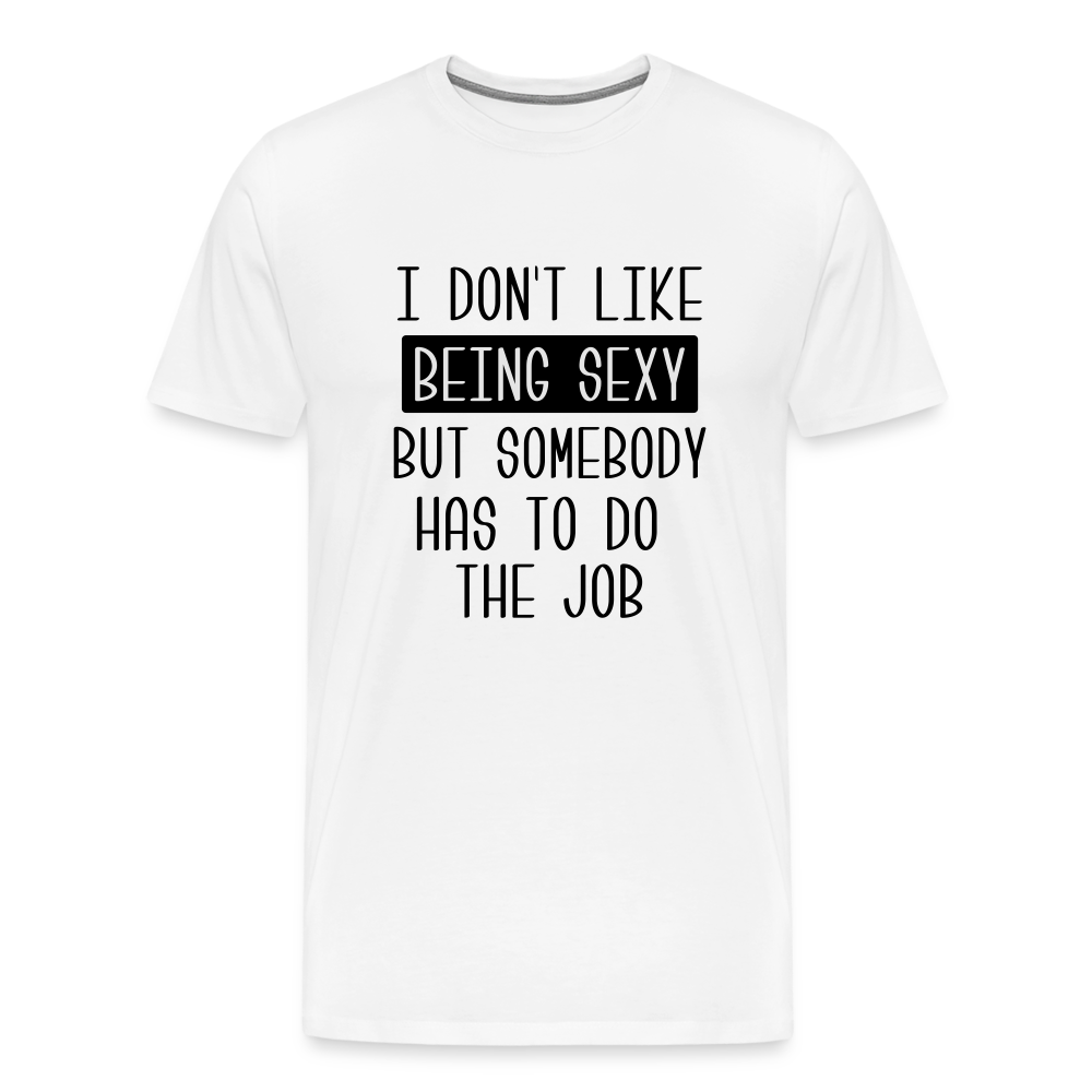 Sexy Men's Premium T-Shirt - white