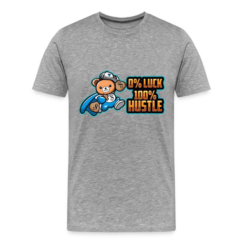 Not Luck Men's Premium T-Shirt - heather gray