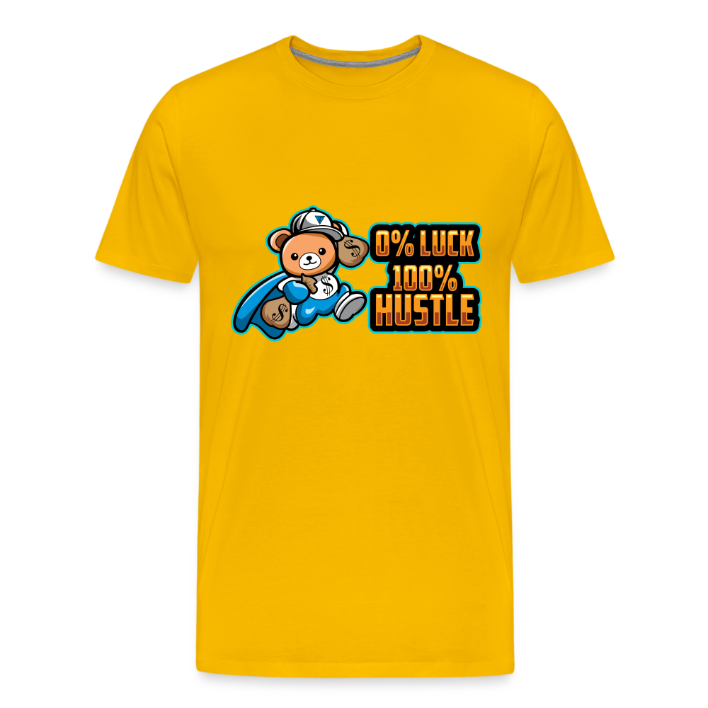 Not Luck Men's Premium T-Shirt - sun yellow