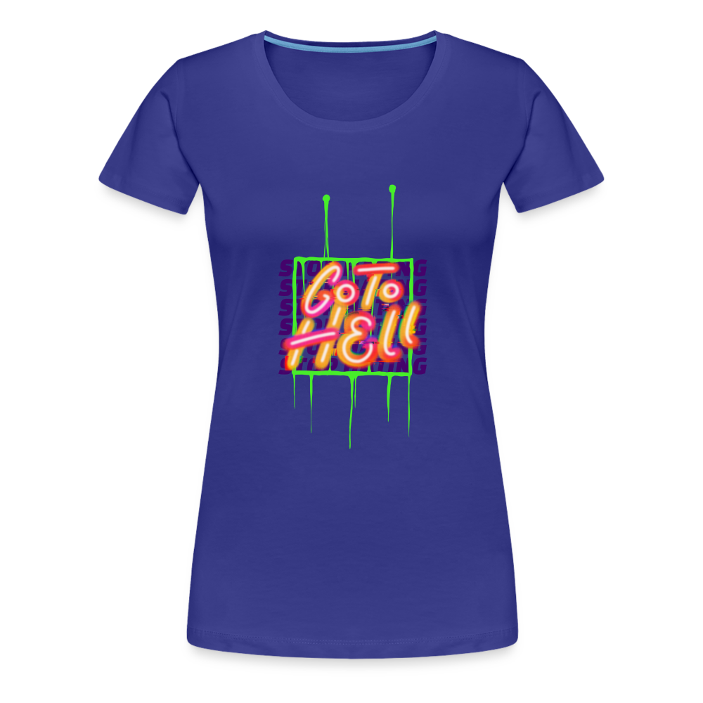 Stop Hating Women’s Premium T-Shirt - royal blue