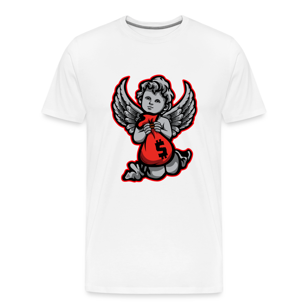 Angel Men's Premium T-Shirt - white