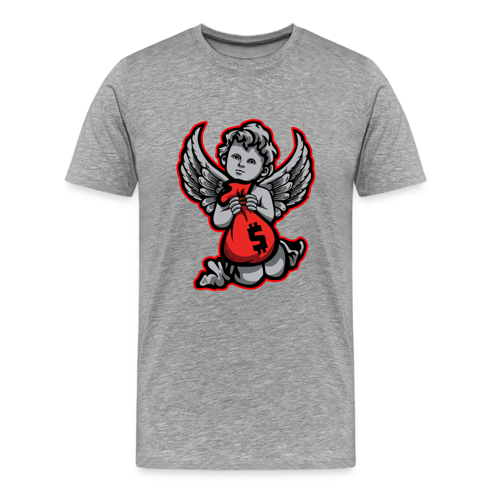 Angel Men's Premium T-Shirt - heather gray