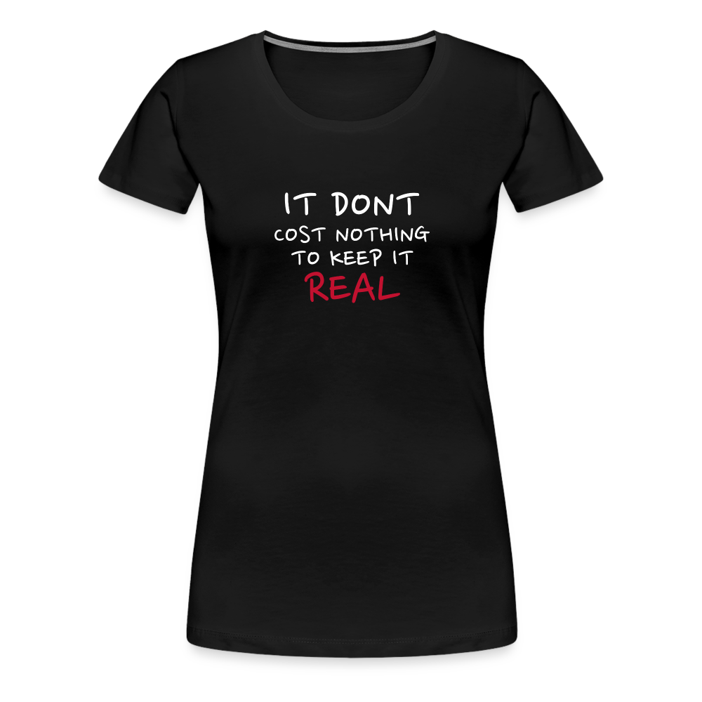 Real Women’s Premium T-Shirt - black