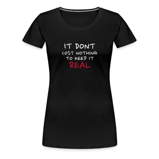 Real Women’s Premium T-Shirt - black