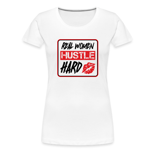 Real Women Women’s Premium T-Shirt - white