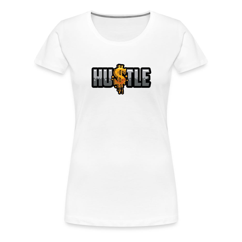 Hustle Women’s Premium T-Shirt - white