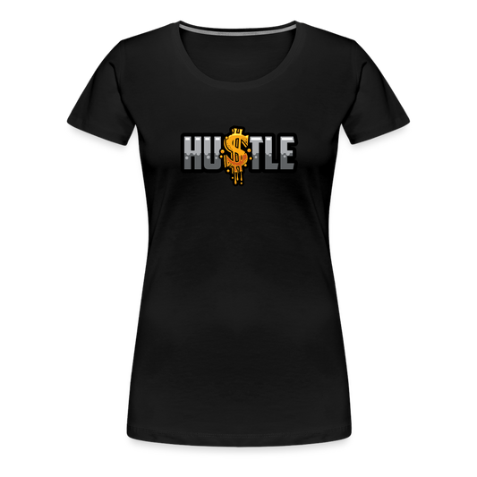 Hustle Women’s Premium T-Shirt - black