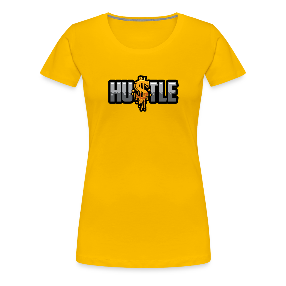 Hustle Women’s Premium T-Shirt - sun yellow