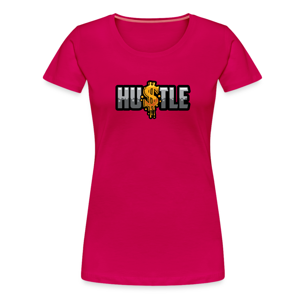 Hustle Women’s Premium T-Shirt - dark pink