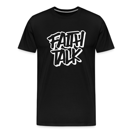 Faith Talk Men's Premium T-Shirt - black