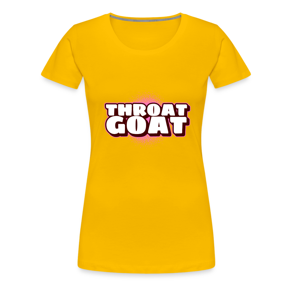 Goat Women’s Premium T-Shirt - sun yellow