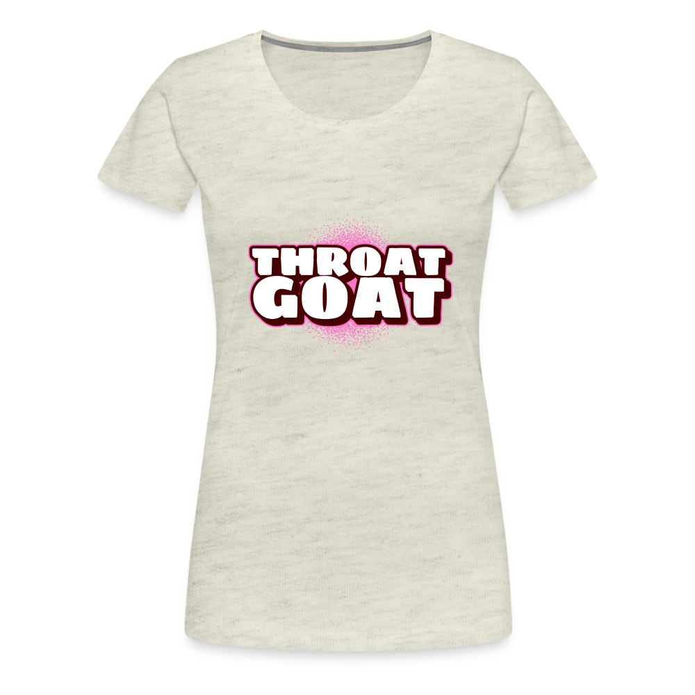 Goat Women’s Premium T-Shirt - heather oatmeal