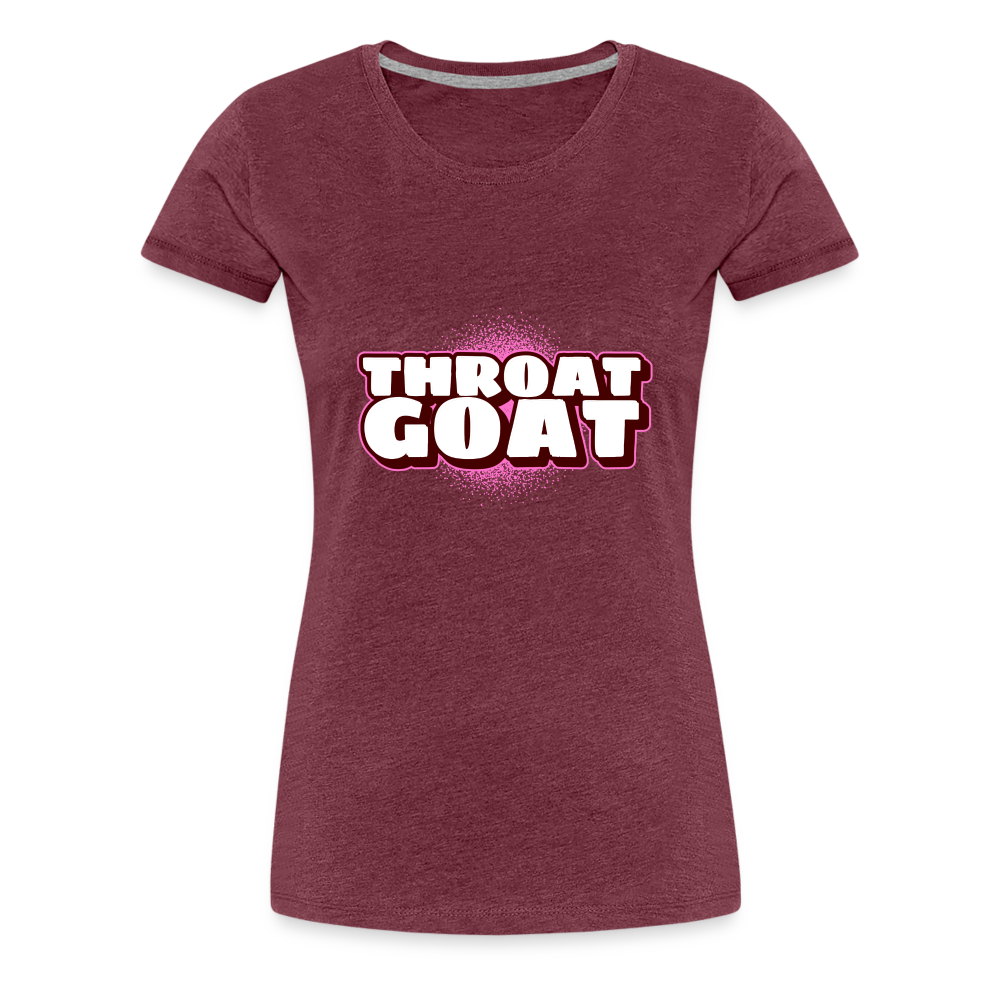 Goat Women’s Premium T-Shirt - heather burgundy