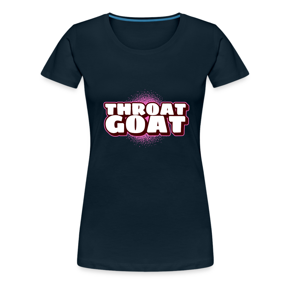 Goat Women’s Premium T-Shirt - deep navy