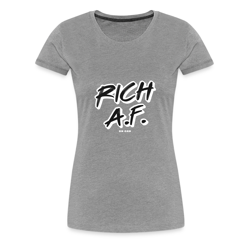 Rich Women’s Premium T-Shirt - heather gray