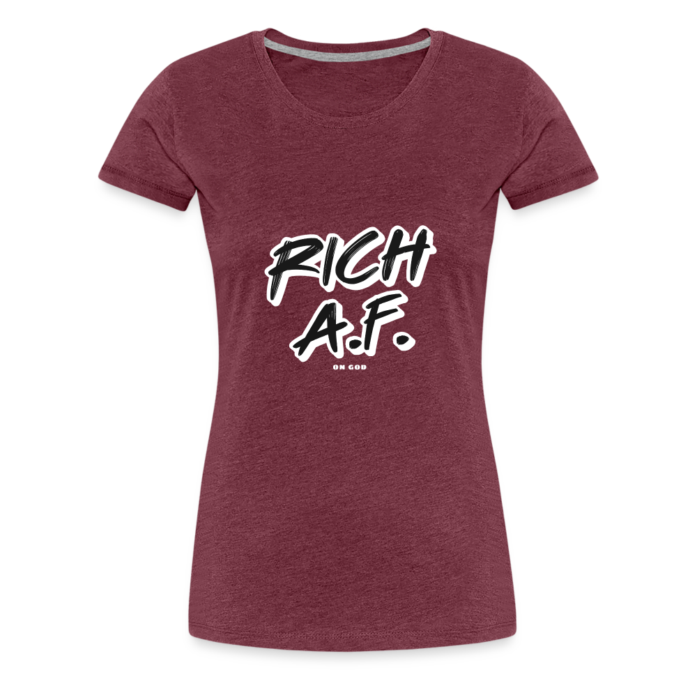 Rich Women’s Premium T-Shirt - heather burgundy