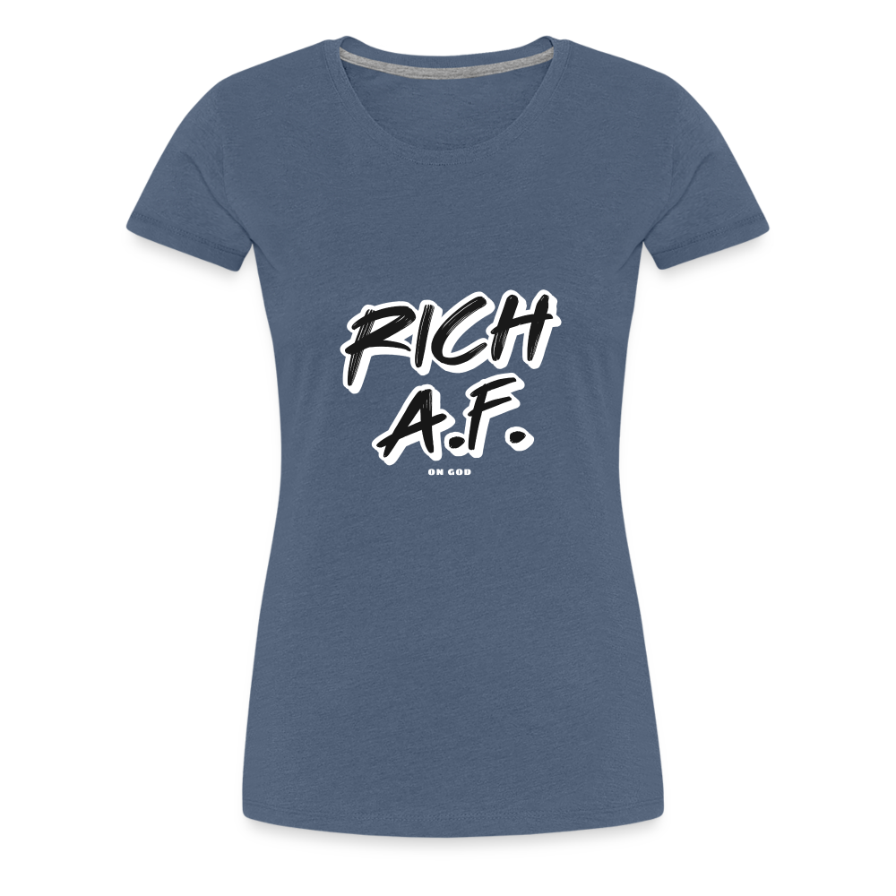 Rich Women’s Premium T-Shirt - heather blue