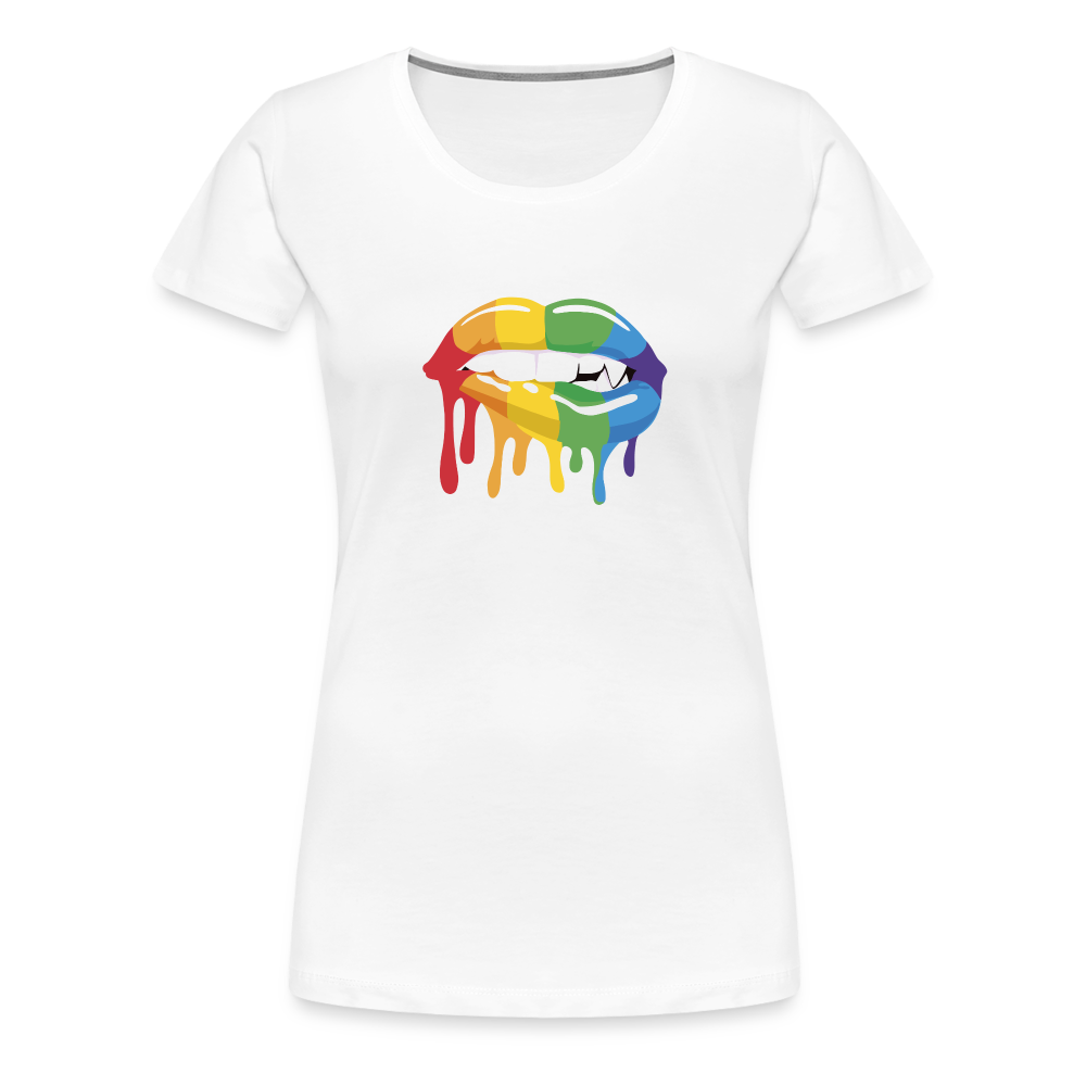 Smile Women’s Premium T-Shirt - white