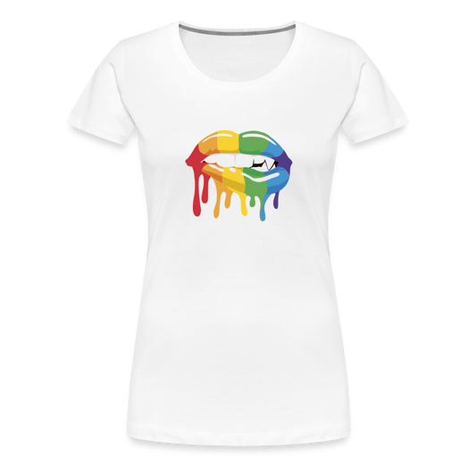 Smile Women’s Premium T-Shirt - white